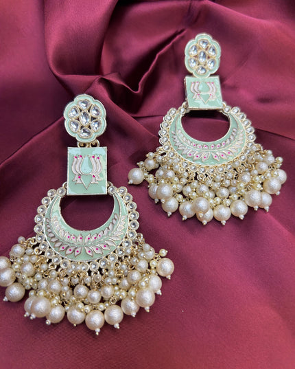 Chandbali earrings - Kurti Connection USA