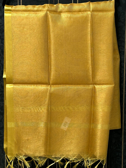 Golden dupatta - Kurti Connection USA