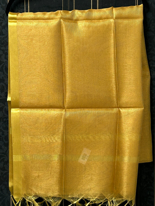 Golden dupatta - Kurti Connection USA