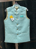 Light blue jacket for men’s kurta