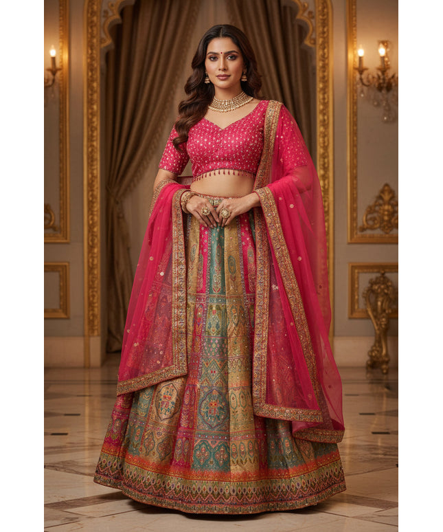 Art silk lehenga Choli set