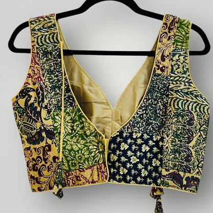 Printed cotton blouse