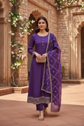 Silk Anarkali set