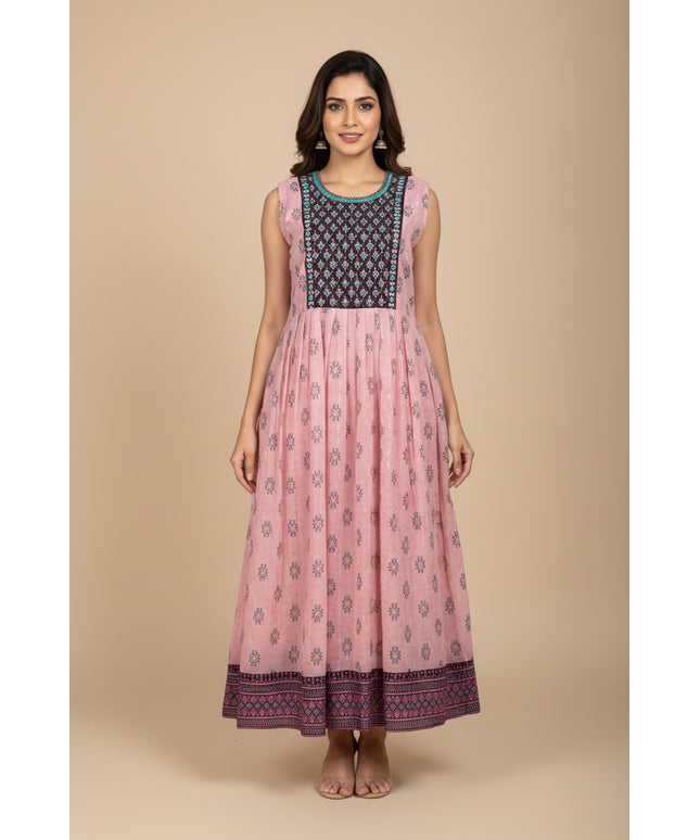 Chanderi silk kurti