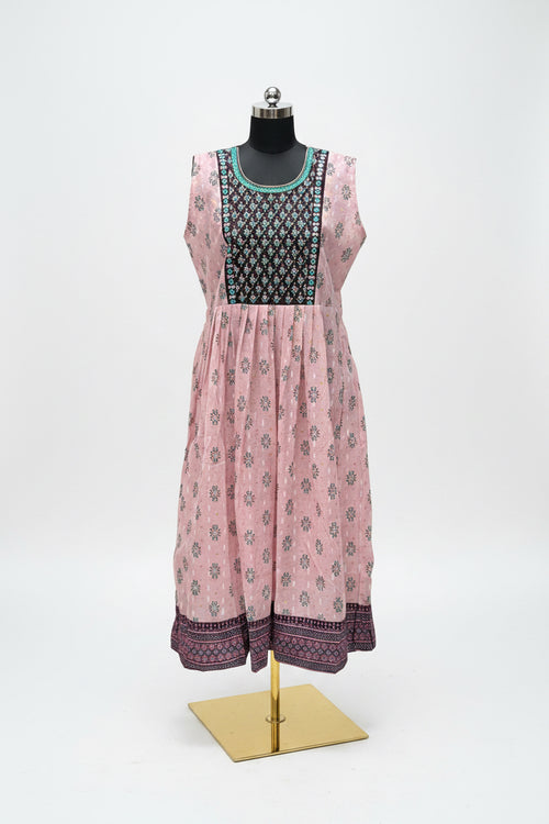 Chanderi silk kurti