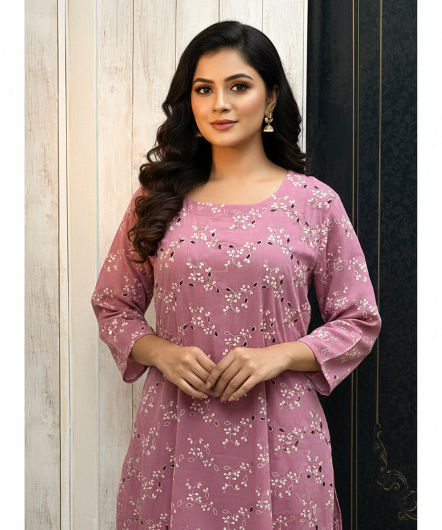 Plus size Kurti set