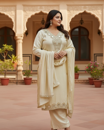 Tissue silk Sharara suit