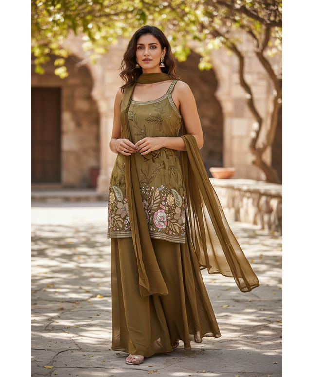 Party wear sharara suit