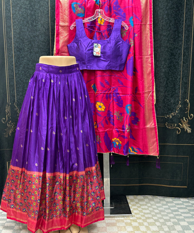 Art silk chaniya choli set