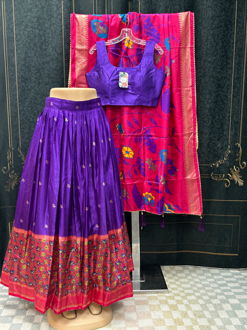 Art silk chaniya choli set