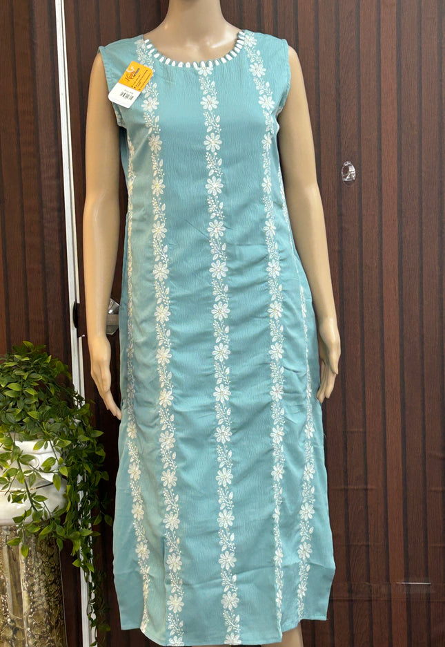 Chikankari kurti - Kurti Connection USA