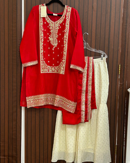 Sharara suit / exclusive designer piece - Kurti Connection USA