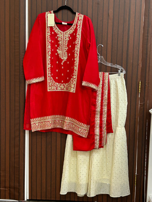 Sharara suit / exclusive designer piece