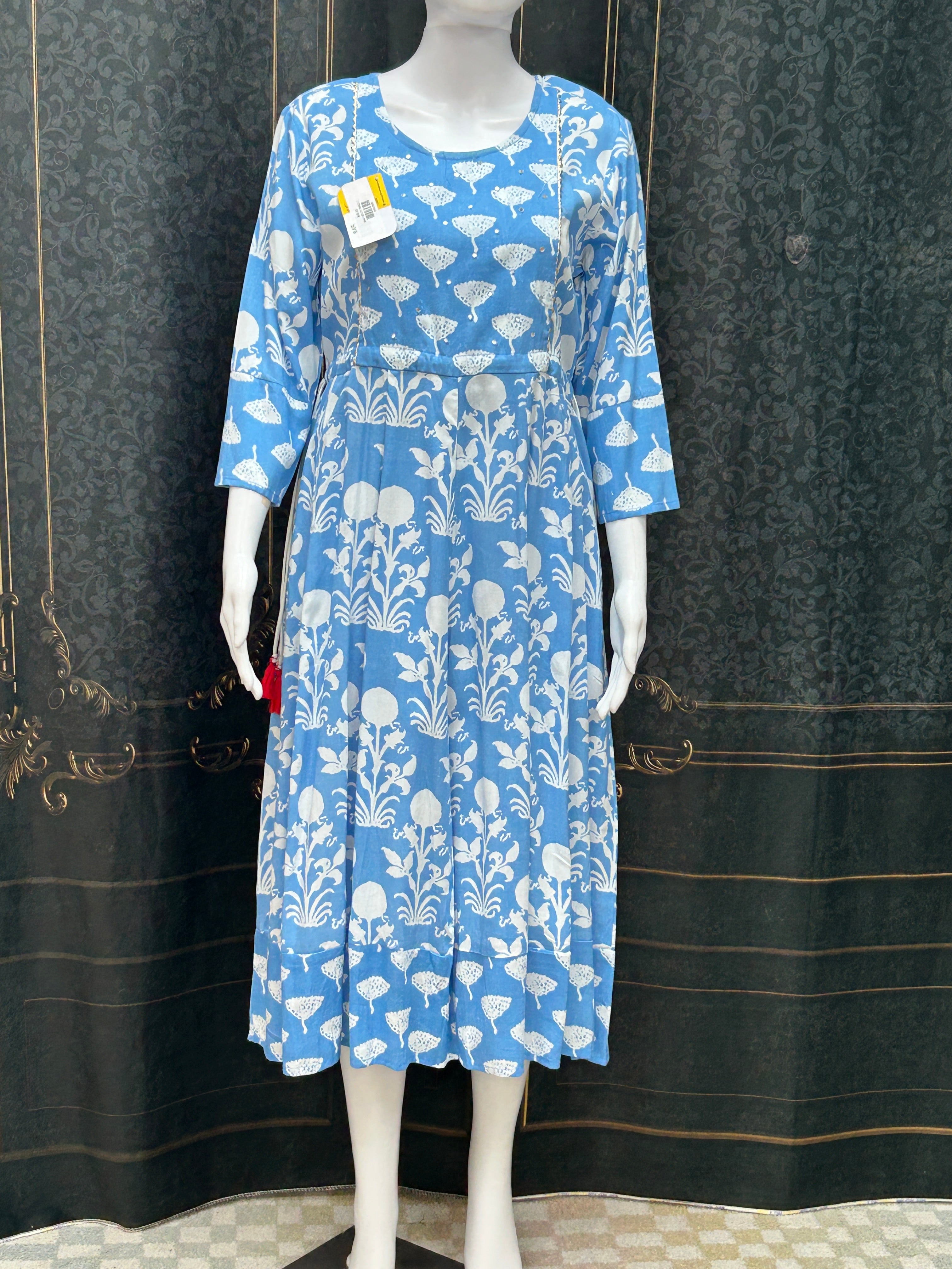 Rayon long kurti