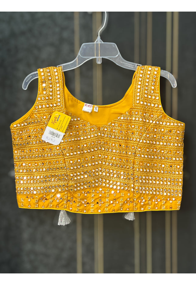 Mirror work blouse - Kurti Connection USA