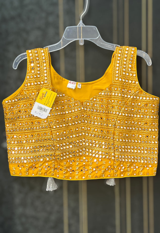 Mirror work blouse - Kurti Connection USA