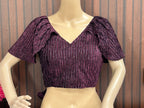Fancy cap sleeve blouse - Kurti Connection USA