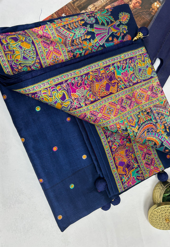 Wedding wear silk saree - Kurti Connection USA