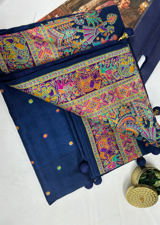 Wedding wear silk saree - Kurti Connection USA