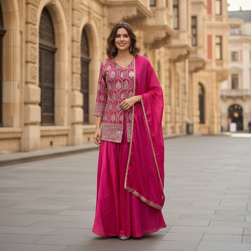 Sharara suit - Kurti Connection USA