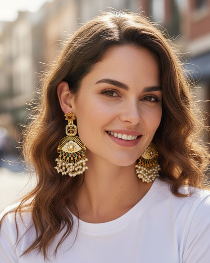 Lightweight earrings - Kurti Connection USA