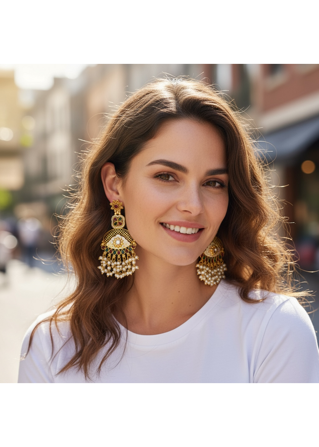 Lightweight earrings - Kurti Connection USA