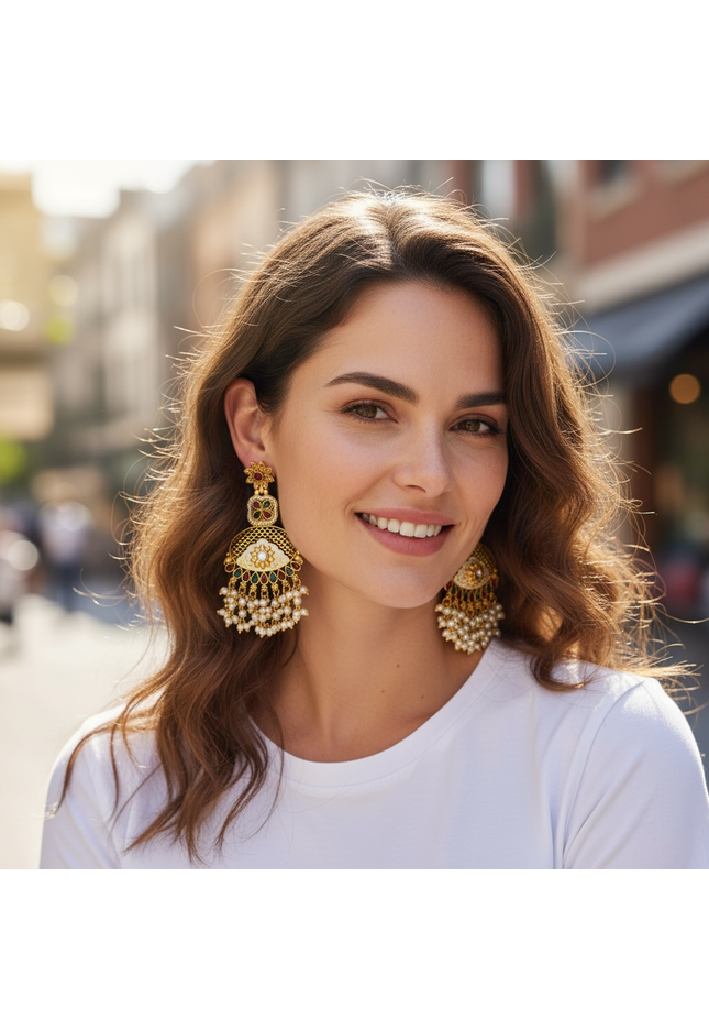 Lightweight earrings - Kurti Connection USA