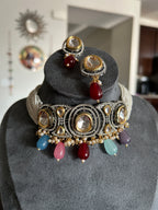 Kundan necklace set