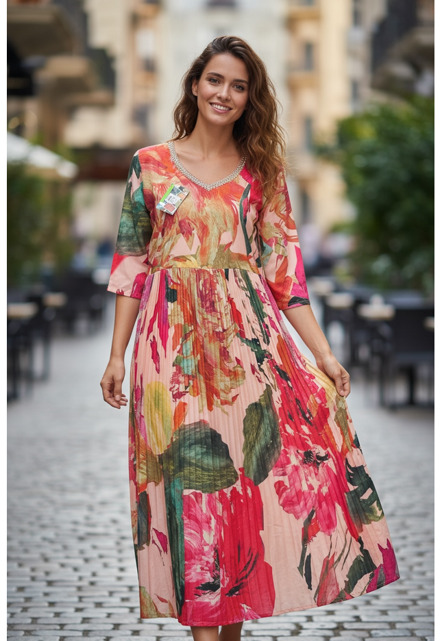 Crape silk long kurti - Kurti Connection USA