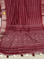 Dola silk saree with blouse piece