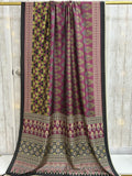 Ajrakh print saree