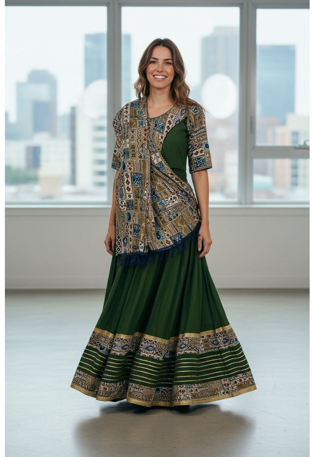 Cotton chaniya choli set - Kurti Connection USA
