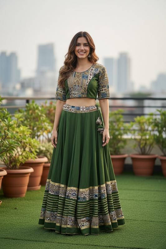 Cotton chaniya choli set - Kurti Connection USA