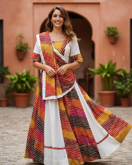 Garba chaniya choli : cotton - Kurti Connection USA