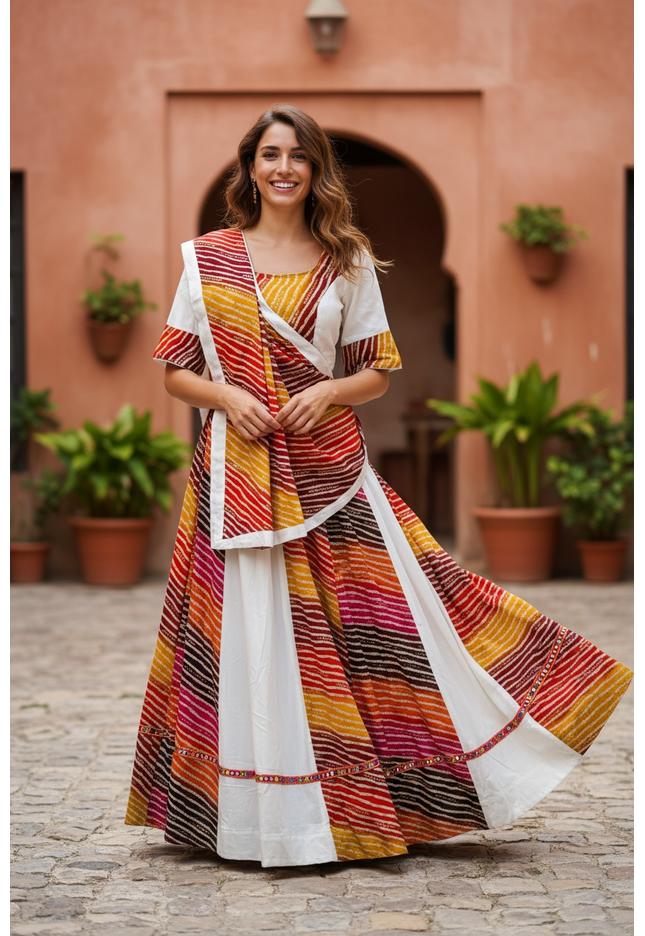 Garba chaniya choli : cotton - Kurti Connection USA