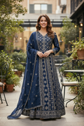 Party wear long gown - Kurti Connection USA