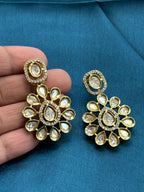Pachi Kundan earrings