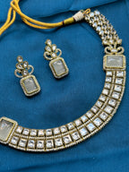 Moissanite necklace set