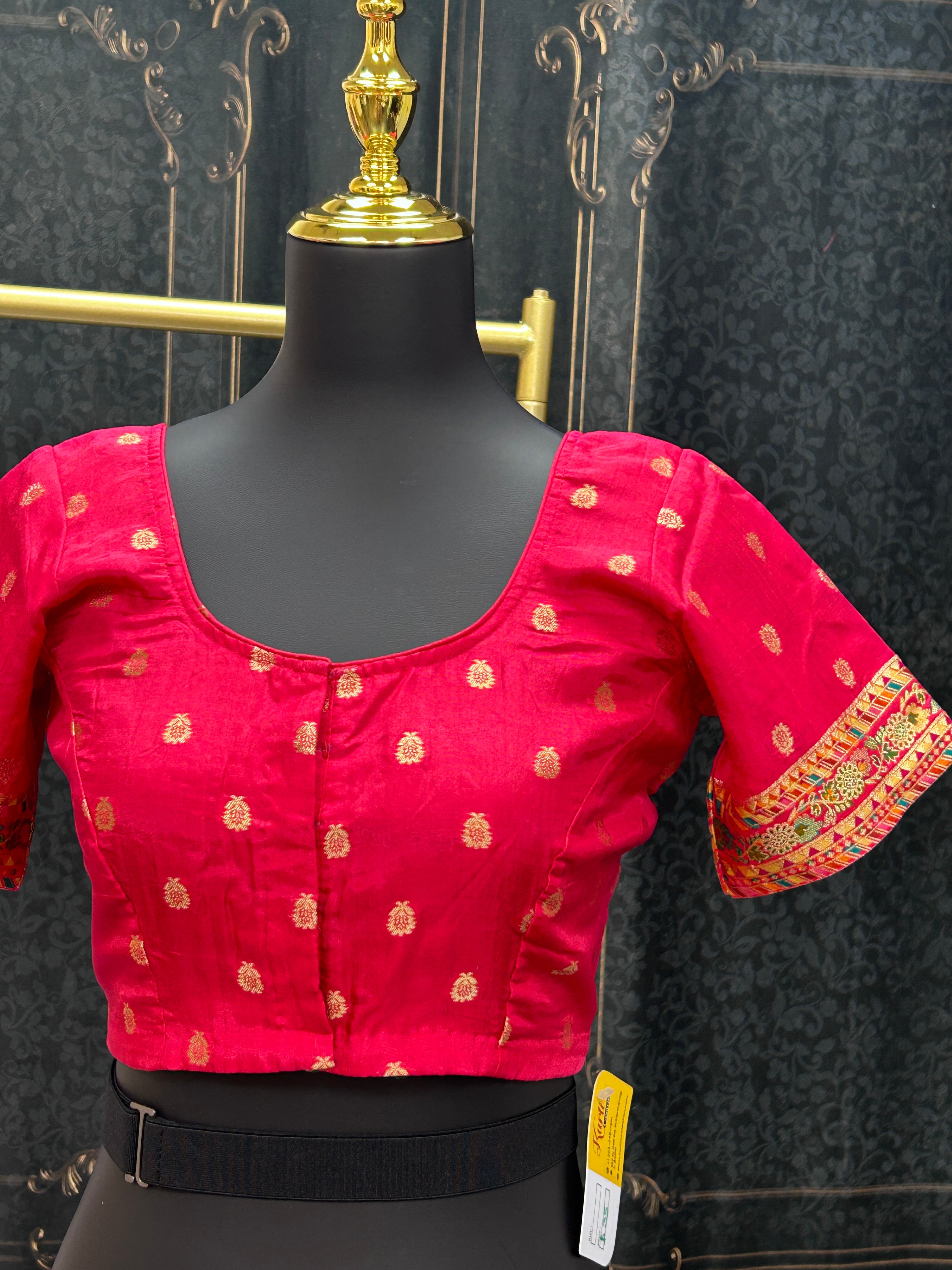 Dark pink blouse