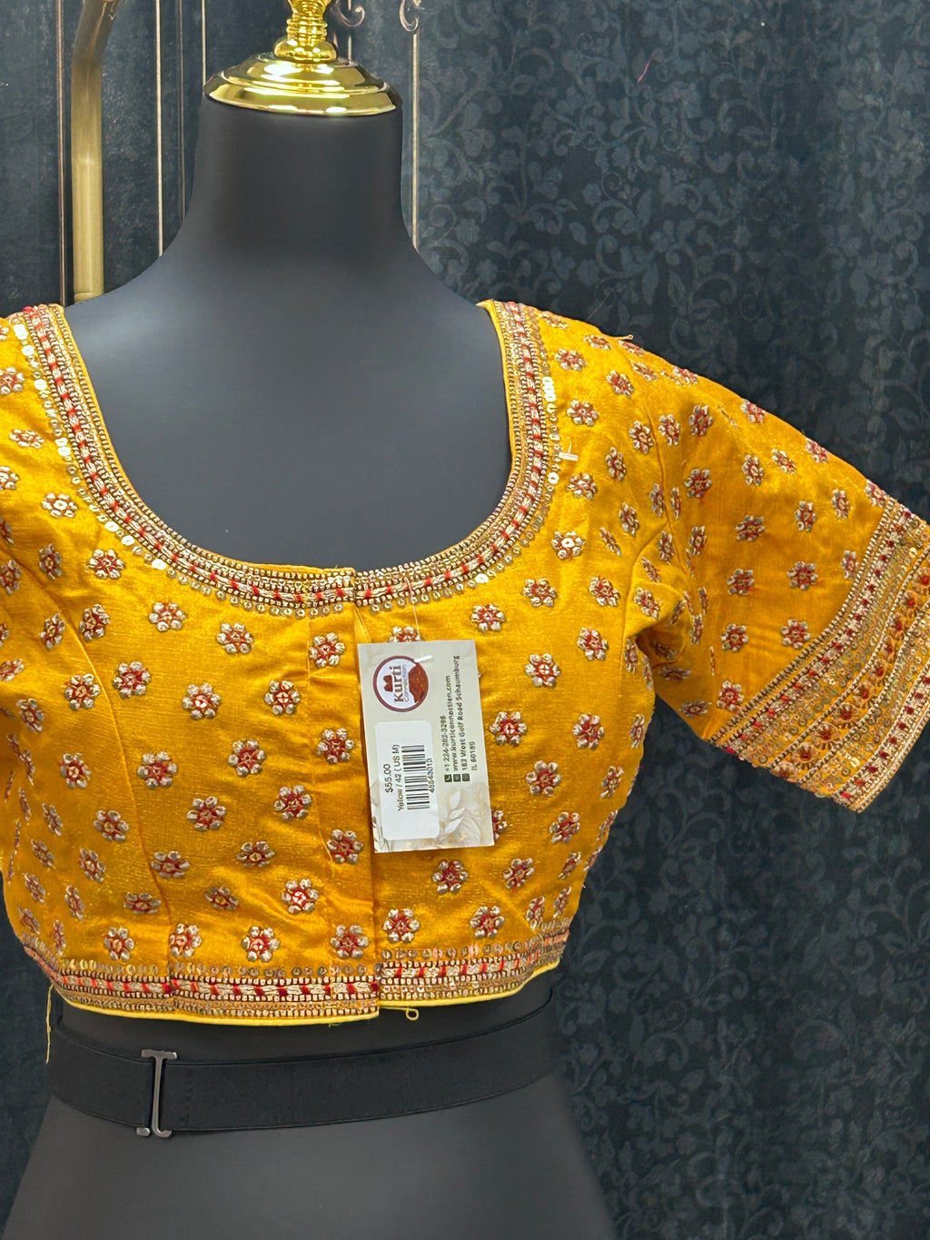 Yellow heavy work blouse