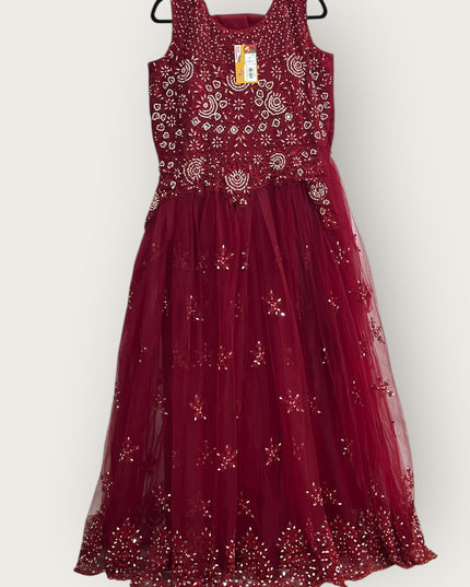Net party wear dress - Kurti Connection USA
