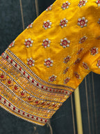 Yellow heavy work blouse