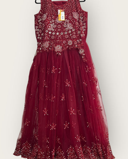 Net party wear dress - Kurti Connection USA