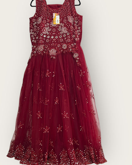 Net party wear dress - Kurti Connection USA
