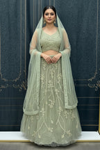 Lehenga Choli set : pastel green