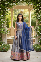 Pattu lehenga for girls