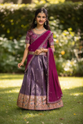Pattu lehenga for girls