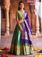 Pattu lehenga for girls