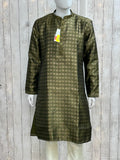 Green kurta pajama set for haldi mehandi function