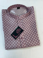 Light pink kurta set for men